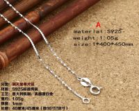 【New release】 40/45มม.100% เงินแท้925 Choker สร้อยคอสร้อยคอผู้หญิงเครื่องประดับ Fine