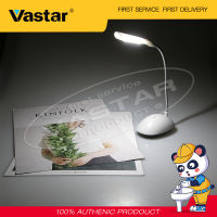 Vastar LED โคมไฟตั้งโต๊ะที่มีความยืดหยุ่นพับป้องกันดวงตาโคมไฟ AAA แบตเตอรี่ขับเคลื่อนอ่านหนังสือไฟสำหรับเด็กเด็ก