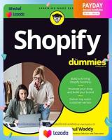 หนังสืออังกฤษใหม่ Shopify for Dummies [Paperback]