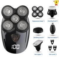 【DT】 hot  Multifunctional Grooming kit Electric Shaver Wet Dry For Men Electric Razor Rechargeable Bald Head Shaving Machine Beard Trimmer
