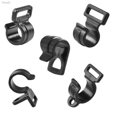 ● 10pcs Black Camping Caravan Awning Tent Wind C Shaped Buckle Rope Clamp Hanger Clips Tent Hooks Tent Clip