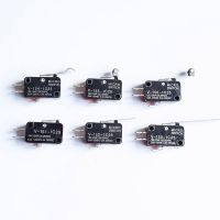 5pcs Microswitch stroke 15A limit switch V 151 1C25 / 152 / 153 / 154 / 155 / 156 Push Button SPDT Momentary roller Long handle