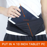 Large 3 Pockets Invisible Running Waist Bag Mobile Phone Holder Jogging Belt Belly Bag Gym Fitness Bag for Passport Holder