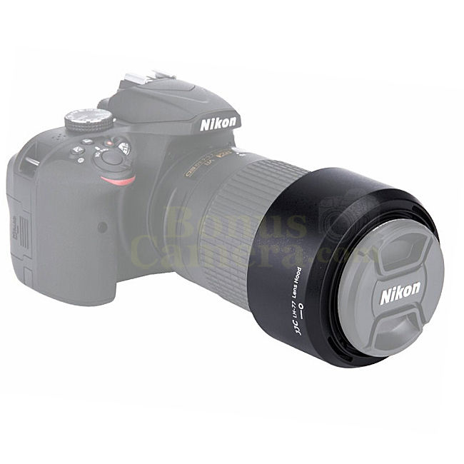 hb-77-ฮู้ดบังแสงเข้าหน้าเลนส์สำหรับนิคอน-af-p-dx-nikkor-70-300mm-f-4-5-6-3g-ed-vr-amp-non-vr-lens-hood-for-nikon