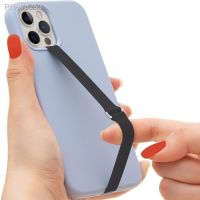 Mobile Phone CaseStrap Rope Soft Silicone Grip Loop Wristband Hand Band Holder Stretching Kickstand Strap For IPhone For Samsung