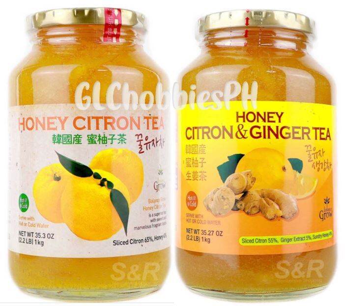 Honey Citron Tea, Honey Citron and Ginger Tea serve with Hot & Cold