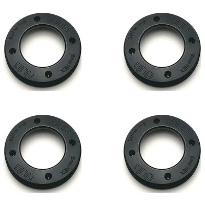 4X Crank Arm Cap Compatible for SRAM Dub System,Black Aluminum Alloy M18/M30 Side Cover BB30 /Dub, Crank Arm Fixing Cap