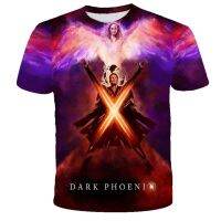 Dark Phoenix 3D Print Summer T-shirts X-Men Casual Short Sleeve Men Womens Funny Tshirts Boy Girl Kids Loose Plus Size Tops