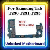 ของแท้เหมาะสำหรับ Samsung Galaxy Tab 4 T230มาเธอร์บอร์ด T235 T231รุ่นซิมชิปเต็มติดตั้งอย่างเป็นทางการ