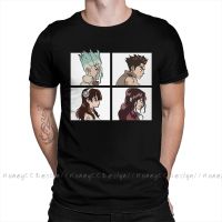 Shirt Men Clothing Dr.Stone Anime Ishigami T-Shirt Stone Days Fashion Unisex Short Sleeve Tshirt Loose