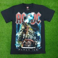 ACDC Black Ice Skull Rock Band เสื้อ Rockers เสื้อยืด # Sil Khannaz ButterFingers Cromok ค้นหาปีก ACDC Langsuyr XPDC เสื้อยืดผู้ชาย