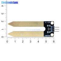 【✲High Quality✲】 rftfeus ไฮโกรมิเตอร์ดินเซ็นเซอร์ความชื้นในดินโมดูลตรวจจับสำหรับ Arduino Mega2560 Uno