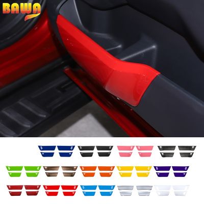 ❂✽ BAWA Car Inner Door Storage Organizer Grid Panel Decoration Stickers Protect Cover Interior Accessories for Ford F150 2021 2022