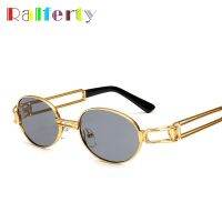 Ralferty Retro Small Round Sunglasses Men Male Vintage Steampunk Sunglass Women Hip Hop Gold Glasses Eyewear UV400 lunette