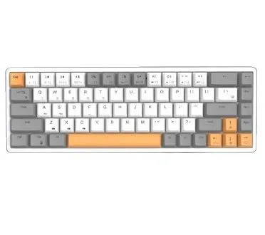 PinkleHub | Royal Kludge G68 Gray/Yellow Keycap Wireless RGB Mechanical ...