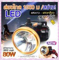 ส่งด่วน! ไฟฉายส่องกบ กันน้ำลุยฝน ไฟฉายคาดหัว LED รุ่น 282 ไฟแสงสีเหลือง/สีขาว ชาร์จไฟบ้าน พกพาสะดวก ทนทาน *เลือกรุ่นสินค้า ก่อนสั่ง*