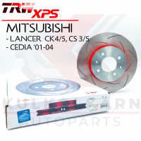 TRW จานเบรคหน้า สำหรับ รุ่น XPS MITSUBISHI LANCER CK4/5 CS3/5, CEDIA 01-04 (ใส่แทนของเดิมได้ทันที) (DF4498XSS)