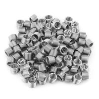 100Pcs M6x1.0x1.5D Stainless Steel Thread Inserts Helical Screw Bushing Wire Sleeve Helicoil Thread Repair Insert Assortment Kit