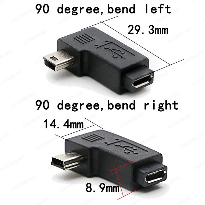 new-mini-usb-to-micro-usb-adapter-plug-90-degree-left-right-angle-micro-usb-male-to-mini-usb-female-type-b-connector-charge-data