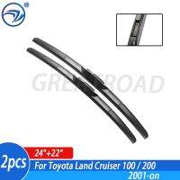 Wiper Front Hybrid Wiper Blades For Toyota Land Cruiser 100 / 200 Windshield Windscreen Front Window 24"+22"