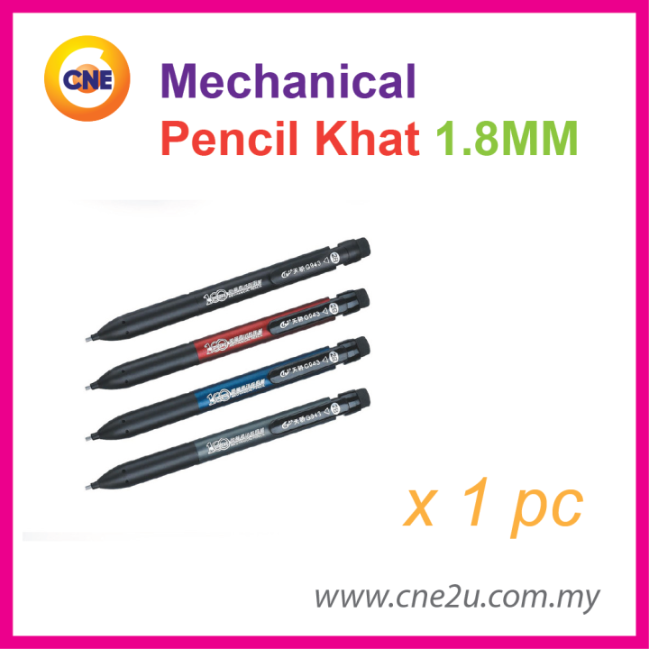 Exam Pencil Khat / Mechanical Pencil / Calligraphy Khat 2B 1.8mm ...