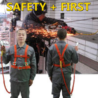 เข็มขัดเซฟตี้ เข็มขัด นิรภัย (ครึ่งตัว) Safety Belt รับน้ำหนักได้มากถึง 200 kg พร้อมเชือกเซฟตี้ อุปกรณ์ดูดซับแรงกระซาก เข็มขัดเซฟตี้ เชือกนิรภัยยาว 3 เมตร