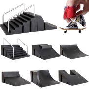 Trẻ Em Ngón Tay Skateboards Skate Toy Skate Park Đoạn Đường Nối Thiết Lập