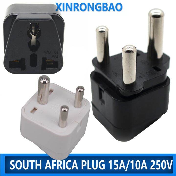 South Plug 15A AC250V Type M Big Round 3Pins India Conversion Power