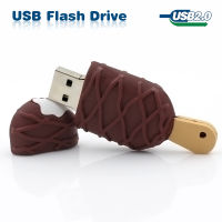 แฟลชไดร์ฟของขวัญการ์ตูนแท็บเล็ตไอศกรีมไดรฟ์ปากกาไดรฟ์ Usb แฟลชน่ารัก32Gb 64ตัวจุความจำกิกะไบท์16Gb 8Gb U Disk อุปกรณ์เก็บข้อมูล