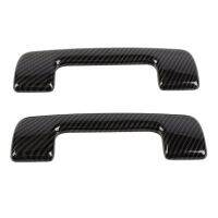 2 PCS Car Roof Handle Cover Trim Accessories Carbon Fiber Pattern ABS For 2020-2023 2021-2023