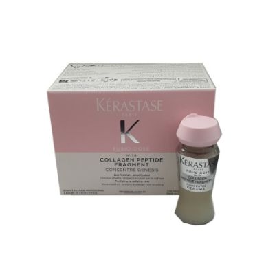 Kerastase Fusio-Dose with Collagen Peptide Fragment Concentre Genesis Fortifying, Amplifying Care (Weakened Hair, Prone to Breakage from Brushing) 10x12 ml (1 กล่องมี 10 ขวด)