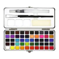 Solid Watercolor Set Basic Neone Glitter Water color Pigment for Drawing Art Paint Supplies