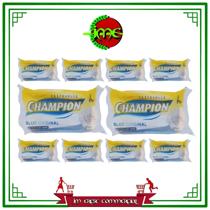 10pcs Champion Jumbo Blue Todo Pack 145g Detergent Bar Original