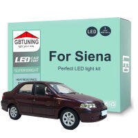 7ชิ้น LED ภายในหลอดไฟชุดสำหรับ Fiat เซียนา2002-2007 2008 2009 2010 2011 2012รถอ่านโดมลำต้นยานพาหนะโคมไฟ C An BUS