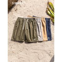 SIMWOOD 2022 Summer New Oversize Drawstring Shorts Men 100 Cotton Comfortable Loose Shorts Plus Size Brand Clothing SK130012