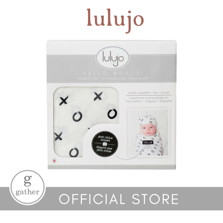 Lulujo Bamboo & Swaddle Hugs & Kisses Lazada PH