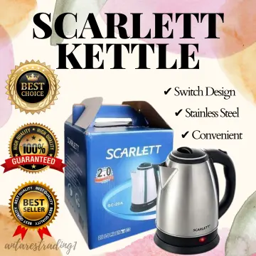 Scarlett Electric Hot Water Kettle, Capacity(Litre): 2.0 ltr