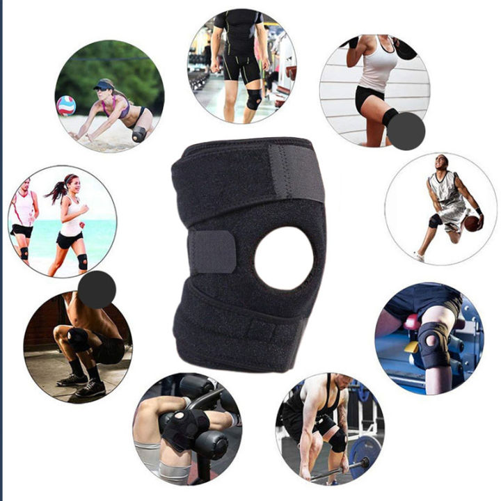 สายรัดเข่า-พยุงเข่า-บรรเทาอาการบาดเจ็บ-หรือปวดหัวเข่า-knee-support-ผ้ารัดเข่า-แก้ปวด-รัดเข่าเล่นกีฬา-อุปกรณ์ป้องกันการเล่นกีฬา-และ-สายรัดป้องกันสะบ้า-sports-protective-equipment