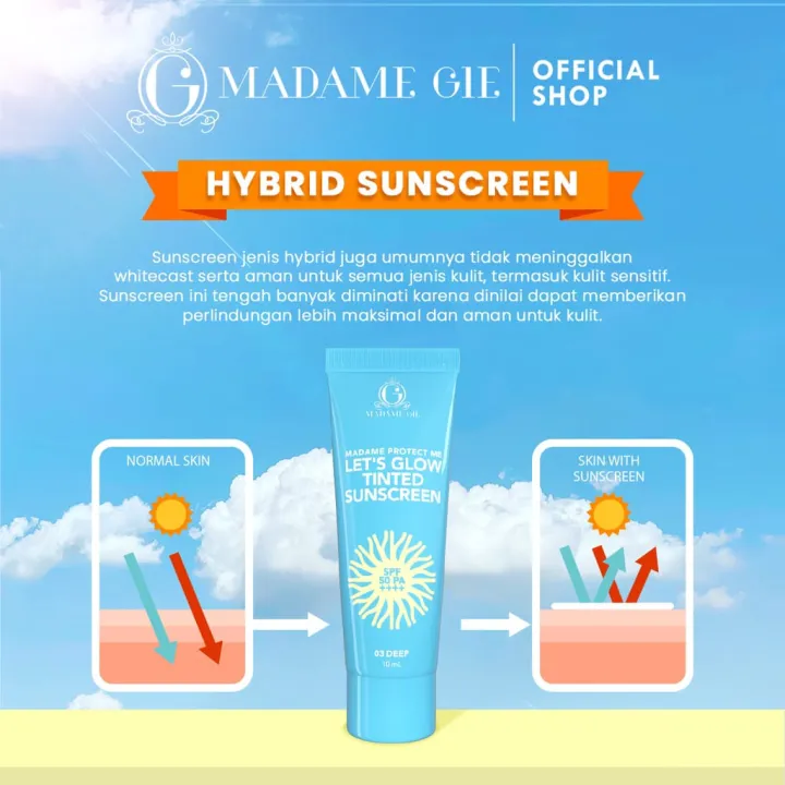 Madame Gie Madame Protect Me Lets Glow Tinted Sunscreen Spf 50 Pa Lazada Indonesia 7401