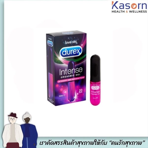 Durex Intense Orgasmic Gel 10 ml. Durex gel เจลกระตุ้นความรู้สึกสำหรับผู้หญิง ดูเร็กซ์ อินเทนส์ ออกัสมิค เจล (1082)