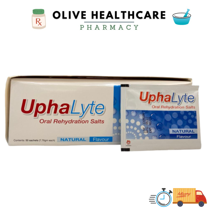 Uphalyte Oral Rehydration Salts Ors Natural Flavour 50 Sachets 1 Sachet Exp 072025 Lazada 6398