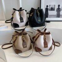 GA New high-grade exquisite bucket bag fashion simple Korean Creative shoulder bag