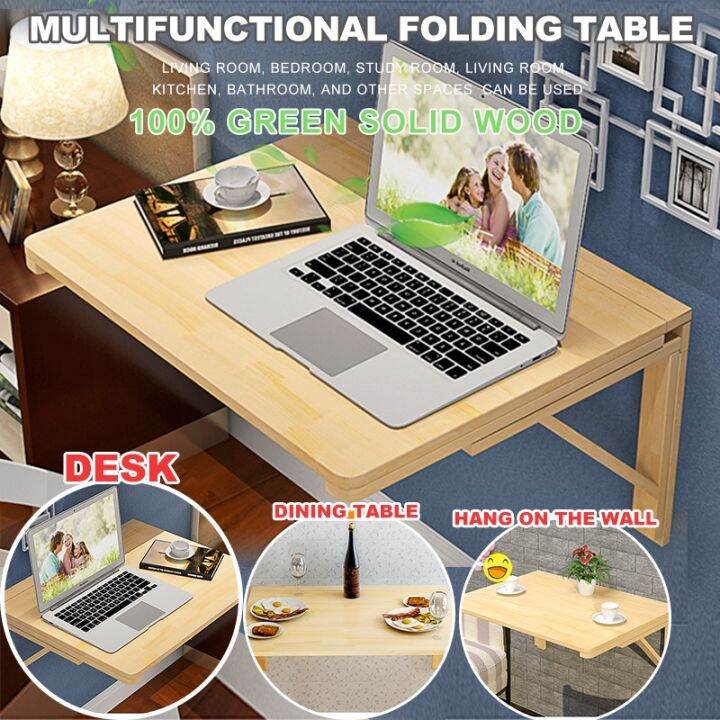 Wallmounted folding table household small apartment dining table wall