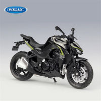 WELLY 1:18 2017 Kawasaki Z1000R Alloy Racing Motorcycle Model Diecast Metal Toy Street Motorcycle Model Simulation Children Gift