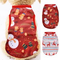 ZZOOI Christmas Dog Clothes Pet Clothing Clothes For Small Dogs Cats Vest Shirt Puppy Dog Costume Chihuahua Yorkies Outfit Dog Clothes