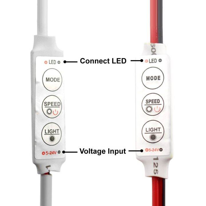 worth-buy-5-24v-ตัวหรี่ไฟ-dc-สวิตช์หรี่ไฟสำหรับแถบไฟ-sakelar-peredup-led-3ปุ่มสำหรับโคมไฟ-led