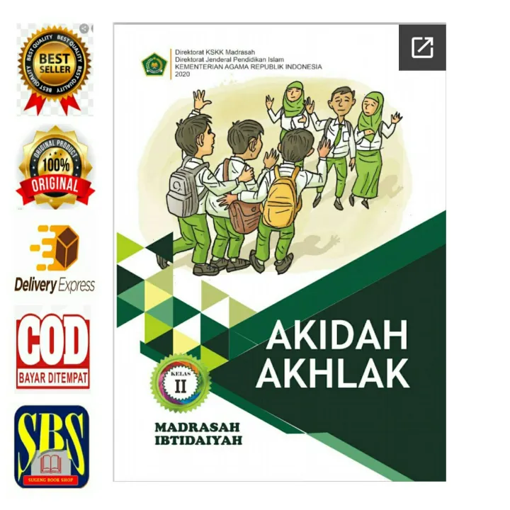 Buku AKIDAH AKHLAK Madrasah Ibtidaiyah/MI Kls 2 Direktorat KSKK ...