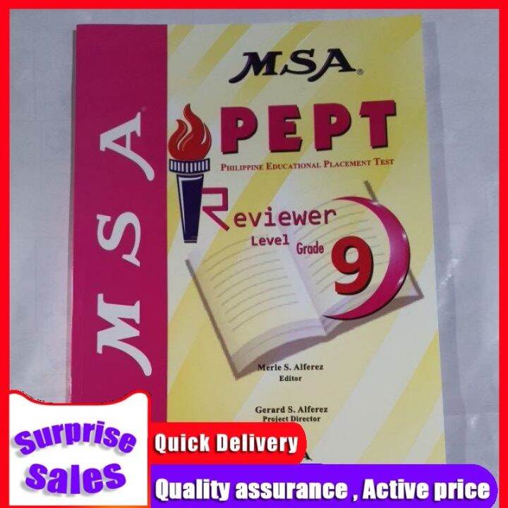 Genuine MSA PEPT Reviewer Level Grade 9 | Lazada PH