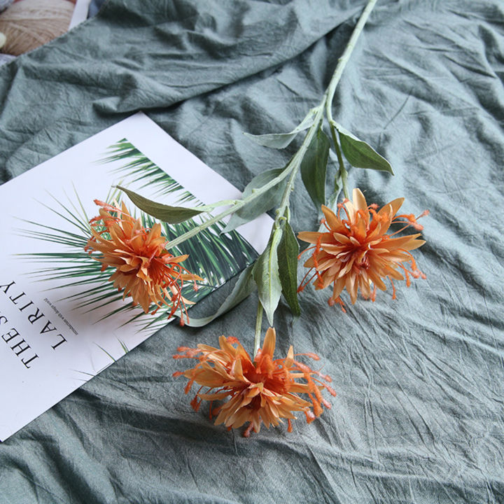 sanwood-ดอกไม้เทียมแฟชั่น-vivid-7สี-faux-ผ้าไหมดอกเบญจมาศเทียมสำหรับของขวัญ