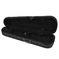 Professional 44 Full Size Violin Triangle Shape Case Box Hard &amp; Super Light with Shoulder Straps Beige